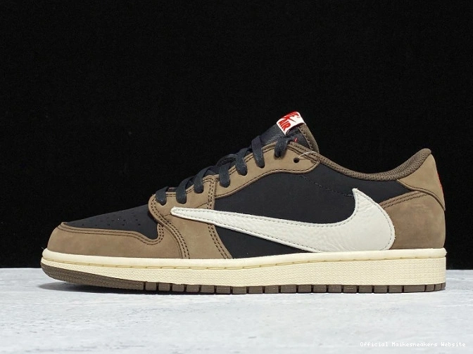 Official Maikesneakers Low SP Dark Scott CQ4277-001 Mocha x 1 OG Air Travis Jordan 0813